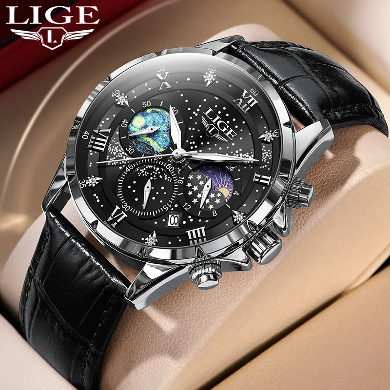 LIGE Classic Astromnia – Luxe, Stijl & Functionaliteit in Één Tijdloos Horloge
