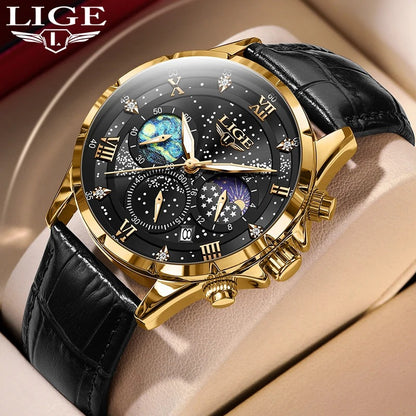 LIGE Classic Astromnia – Luxe, Stijl & Functionaliteit in Één Tijdloos Horloge