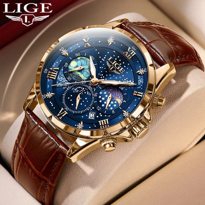 LIGE Classic Astromnia – Luxe, Stijl & Functionaliteit in Één Tijdloos Horloge